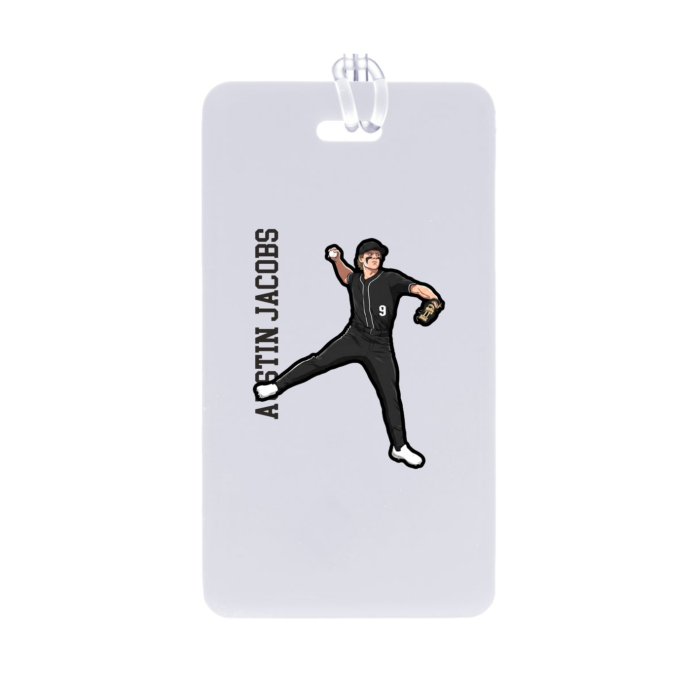 Bag Tag — Name Vertical in Classic