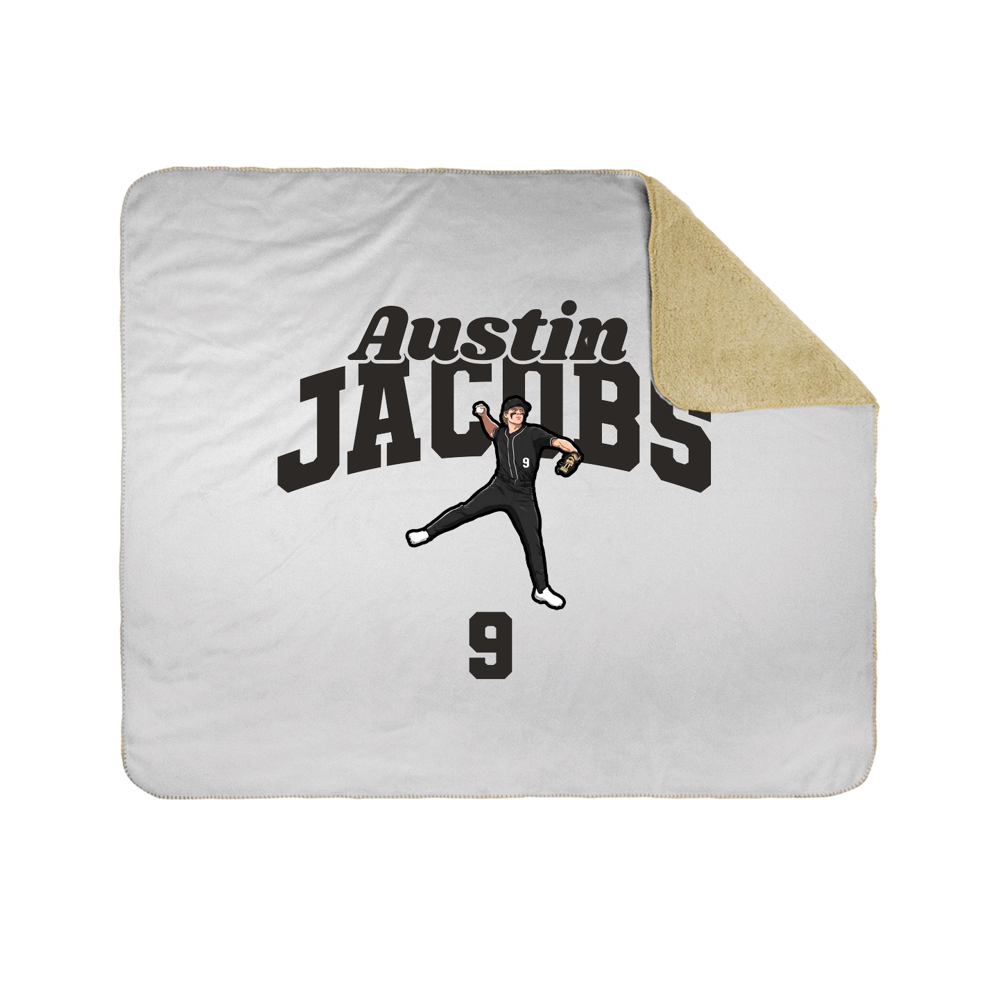 Throw Blanket — Signature Arch in White