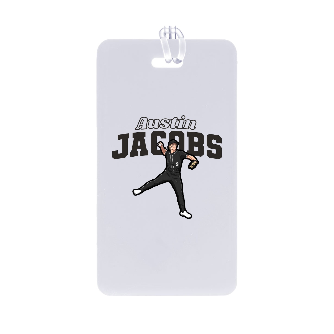 Bag Tag — Name Arch in Classic
