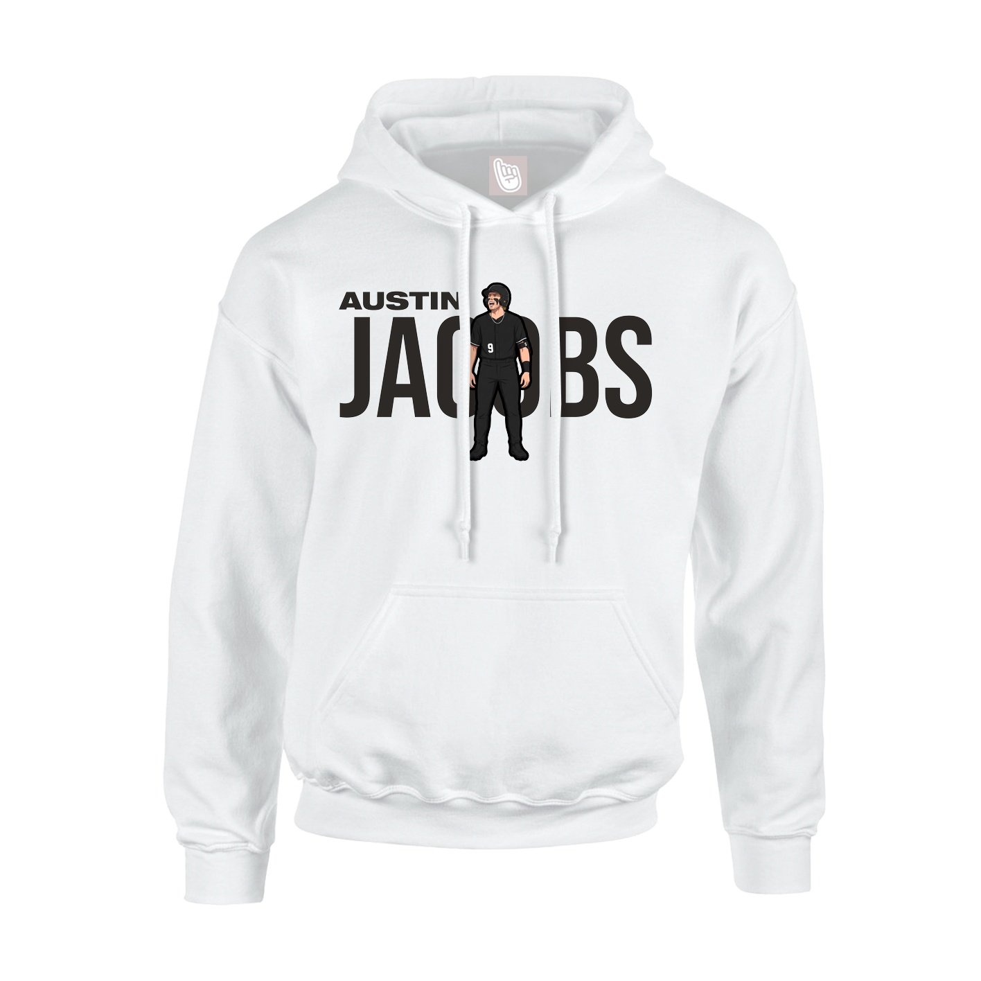 Hoodie — Player Name in White