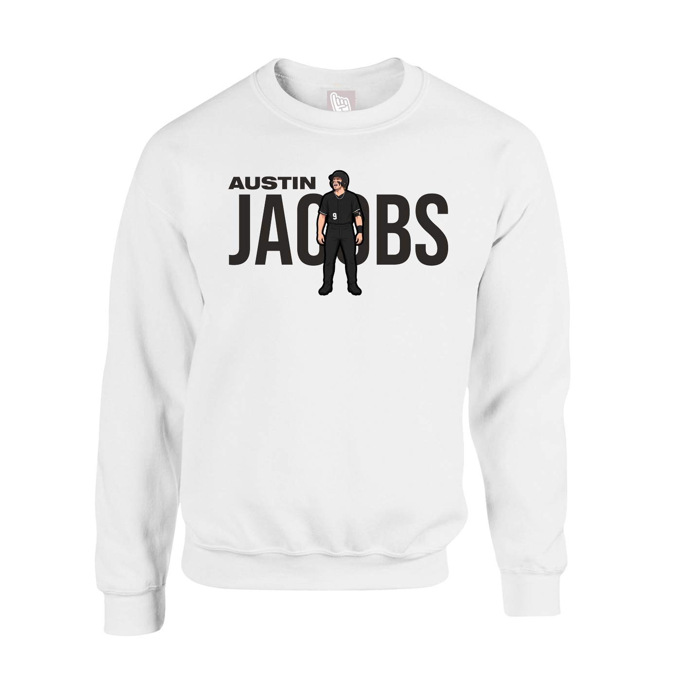 Fleece Crew — Player Name in White