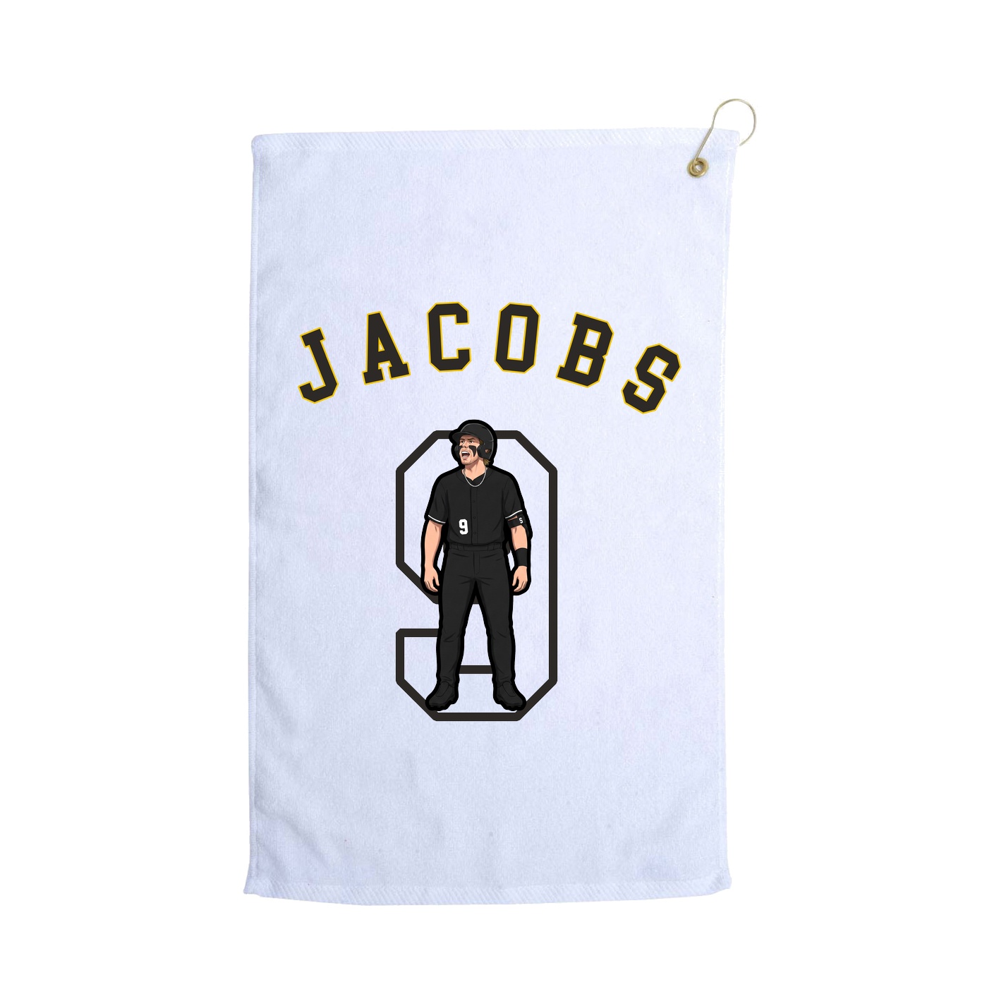Golf Towel — Shirsey Arch in White