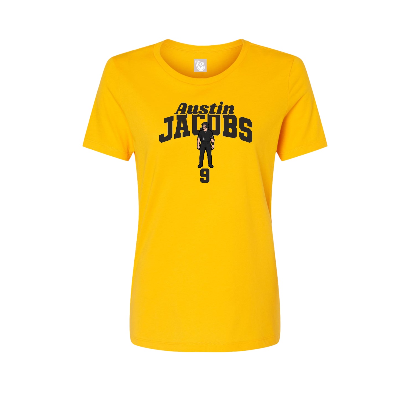 Womens Tee — Signature Arch in Gold