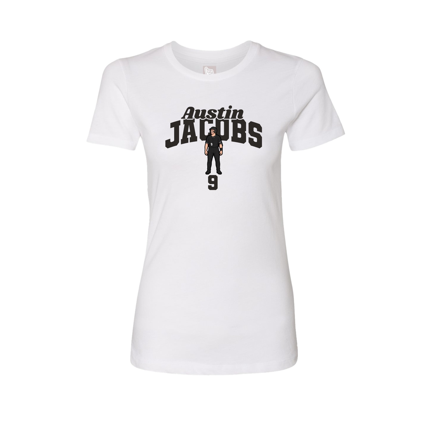 Womens Tee — Signature Arch in White