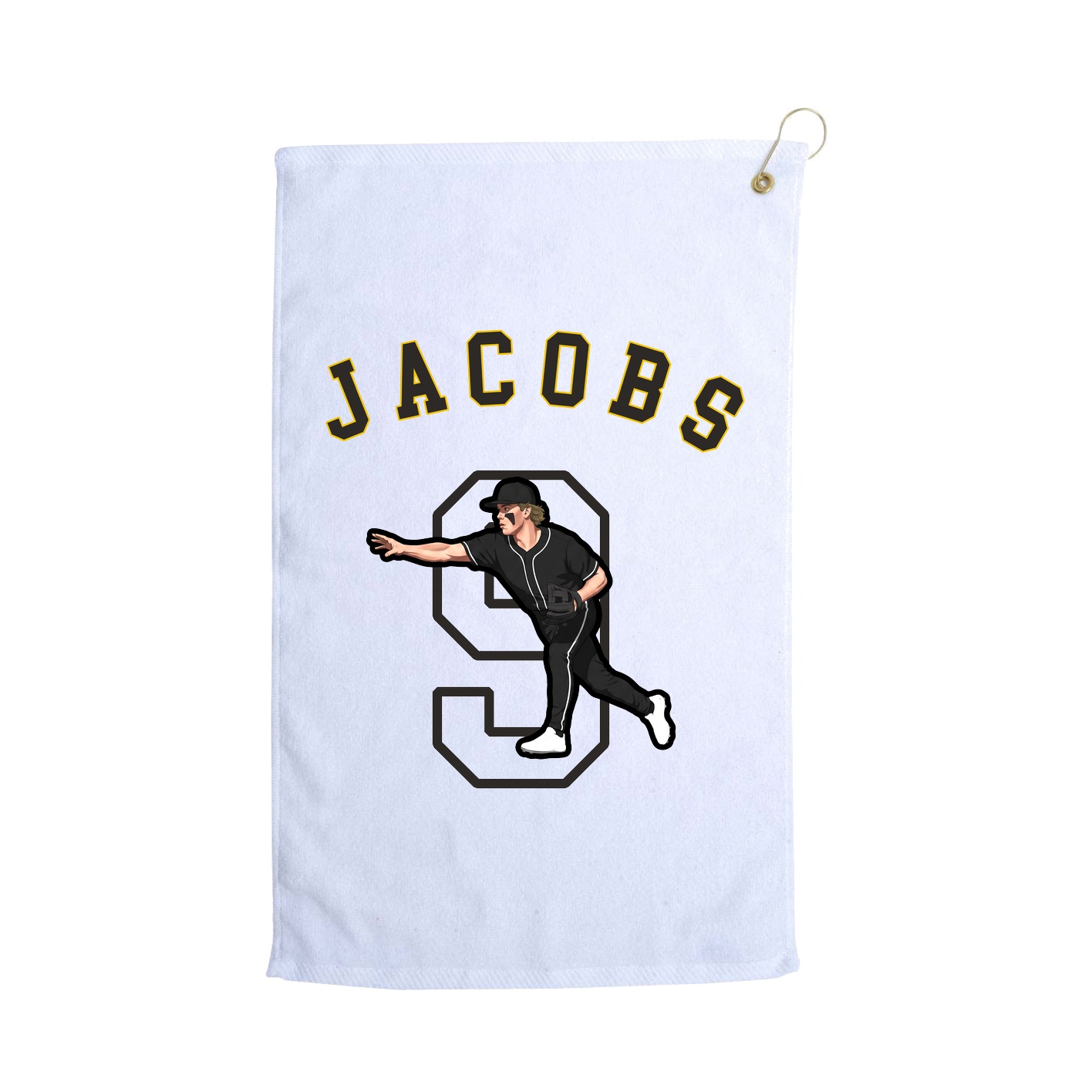Golf Towel — Shirsey Arch in White