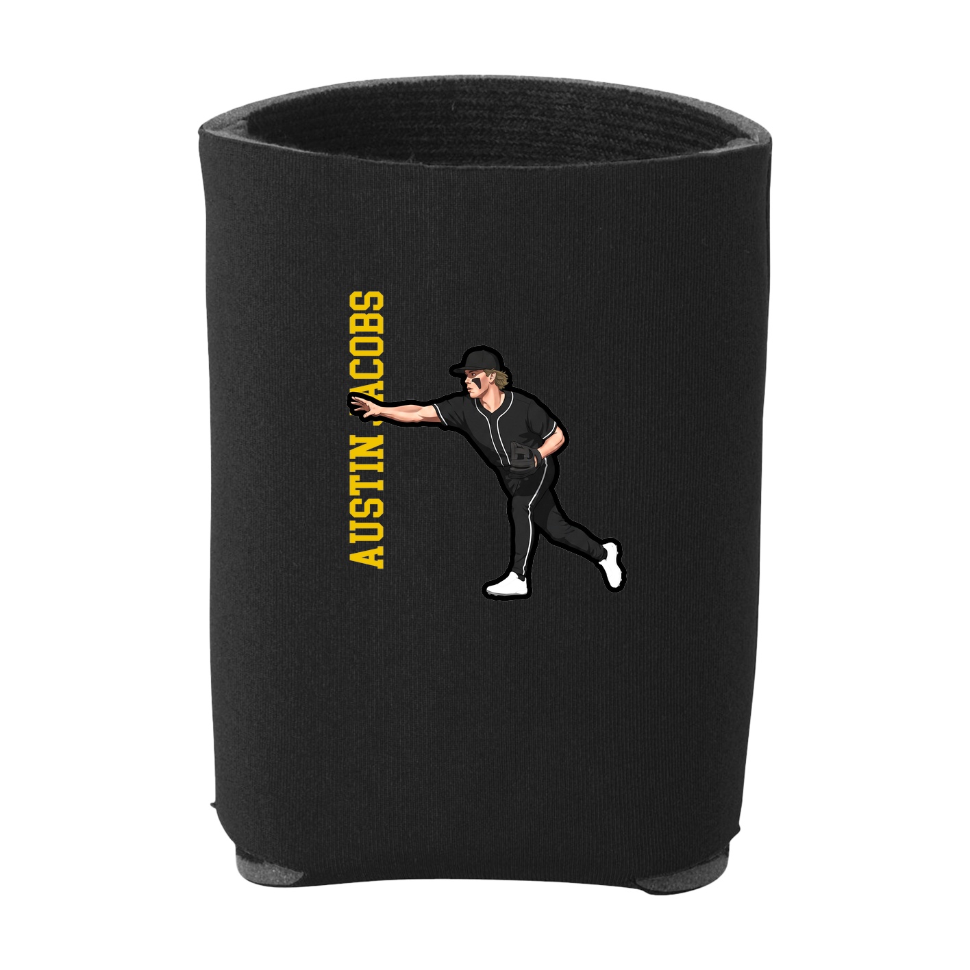 Can Holder — Name Vertical in Black