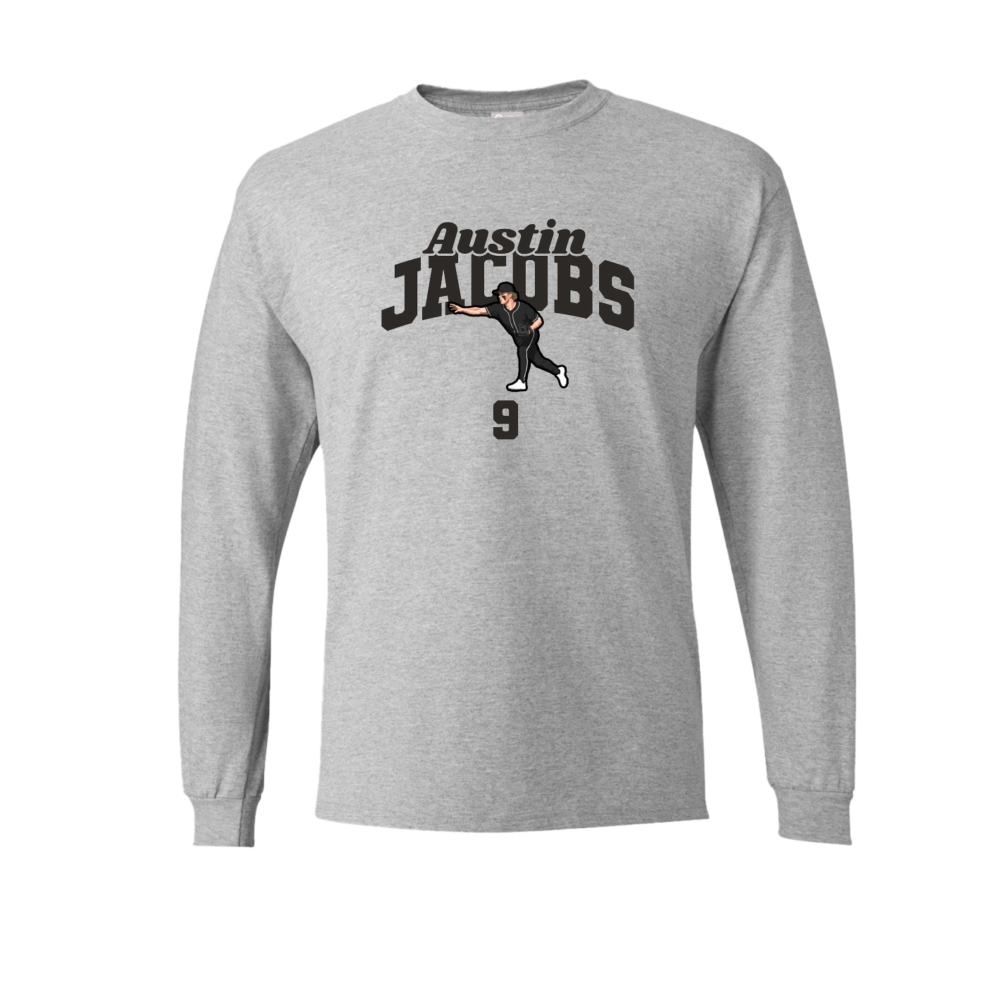 Long Sleeve Tee — Signature Arch in Grey