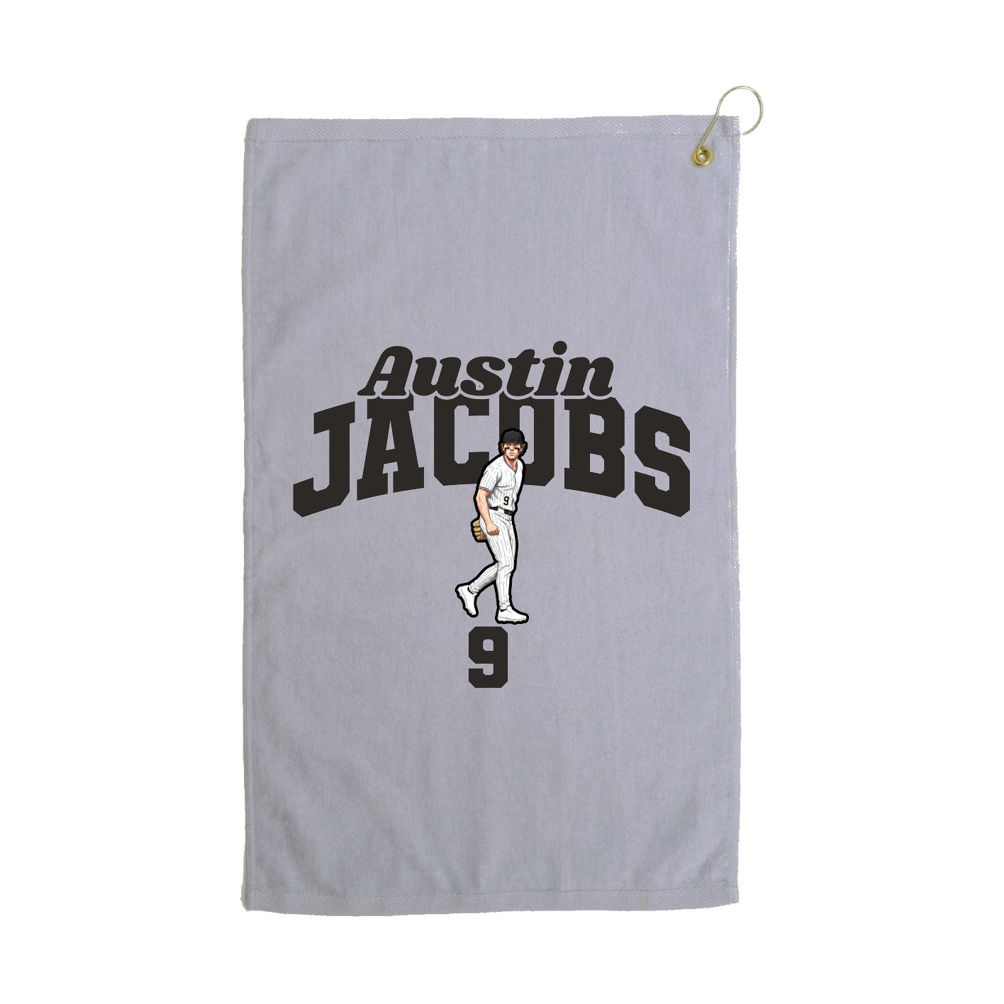 Golf Towel — Signature Arch in Grey