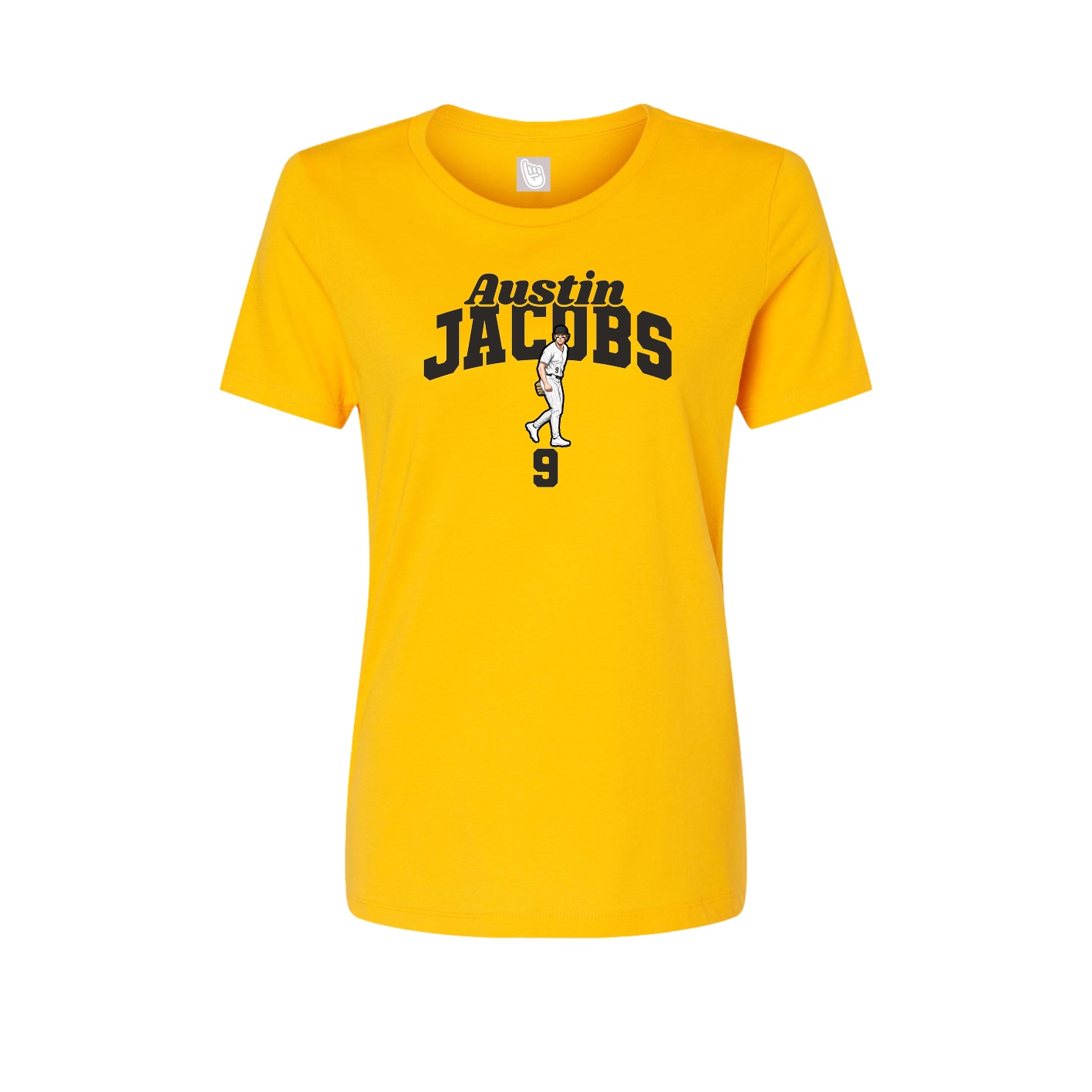 Womens Tee — Signature Arch in Gold
