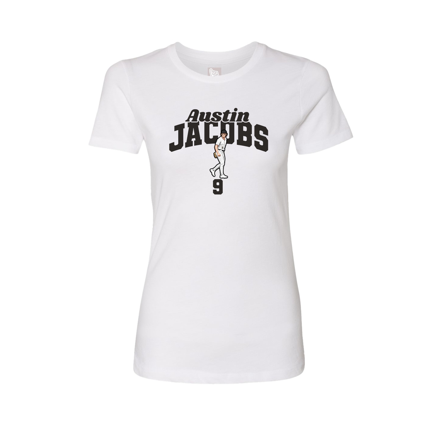 Womens Tee — Signature Arch in White