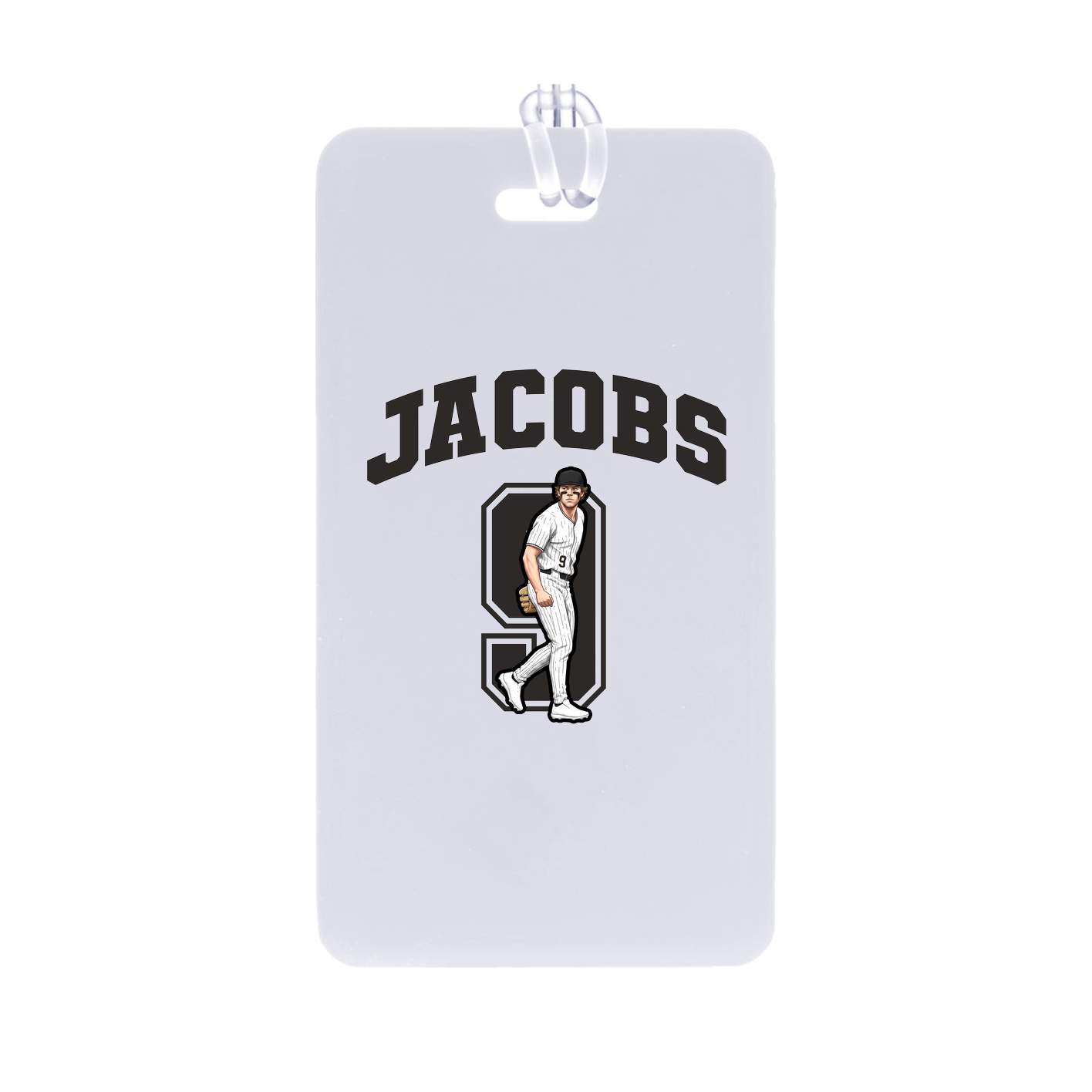 Bag Tag — Number in Classic