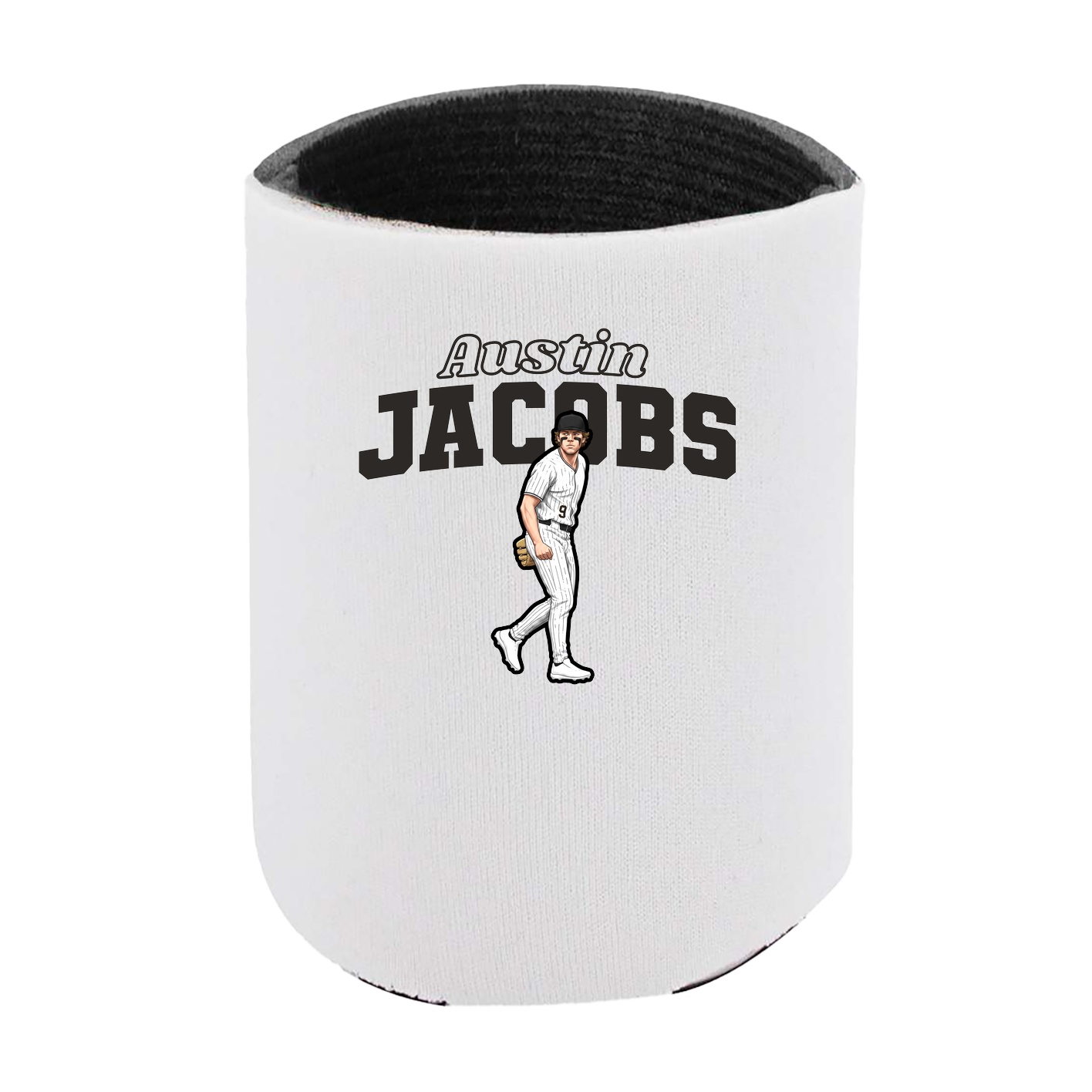 Can Holder — Name Arch in White