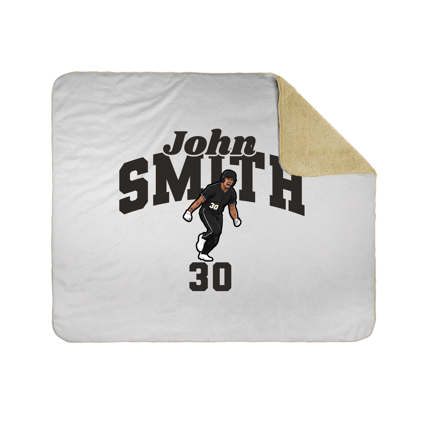 Throw Blanket — Signature Arch in White