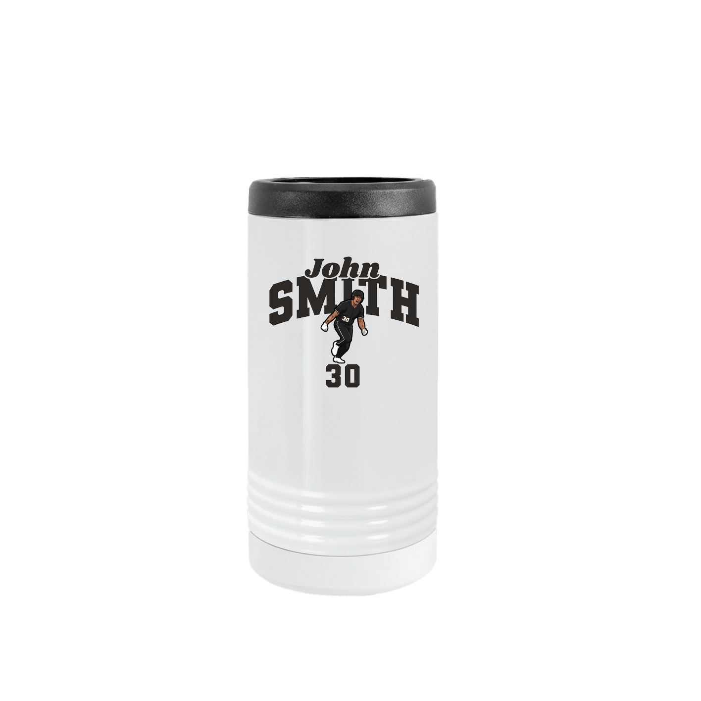 Slim Beverage Holder — Signature Arch in White