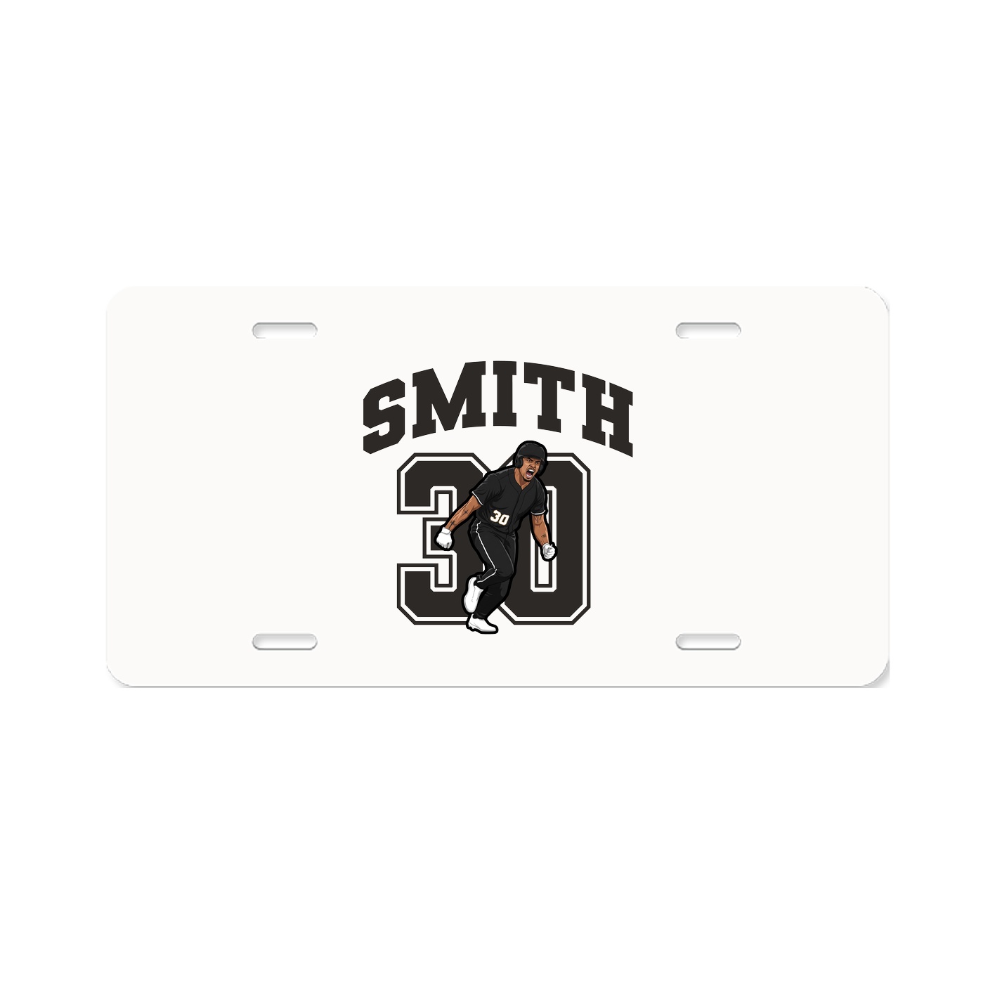 License Plate — Number in Classic