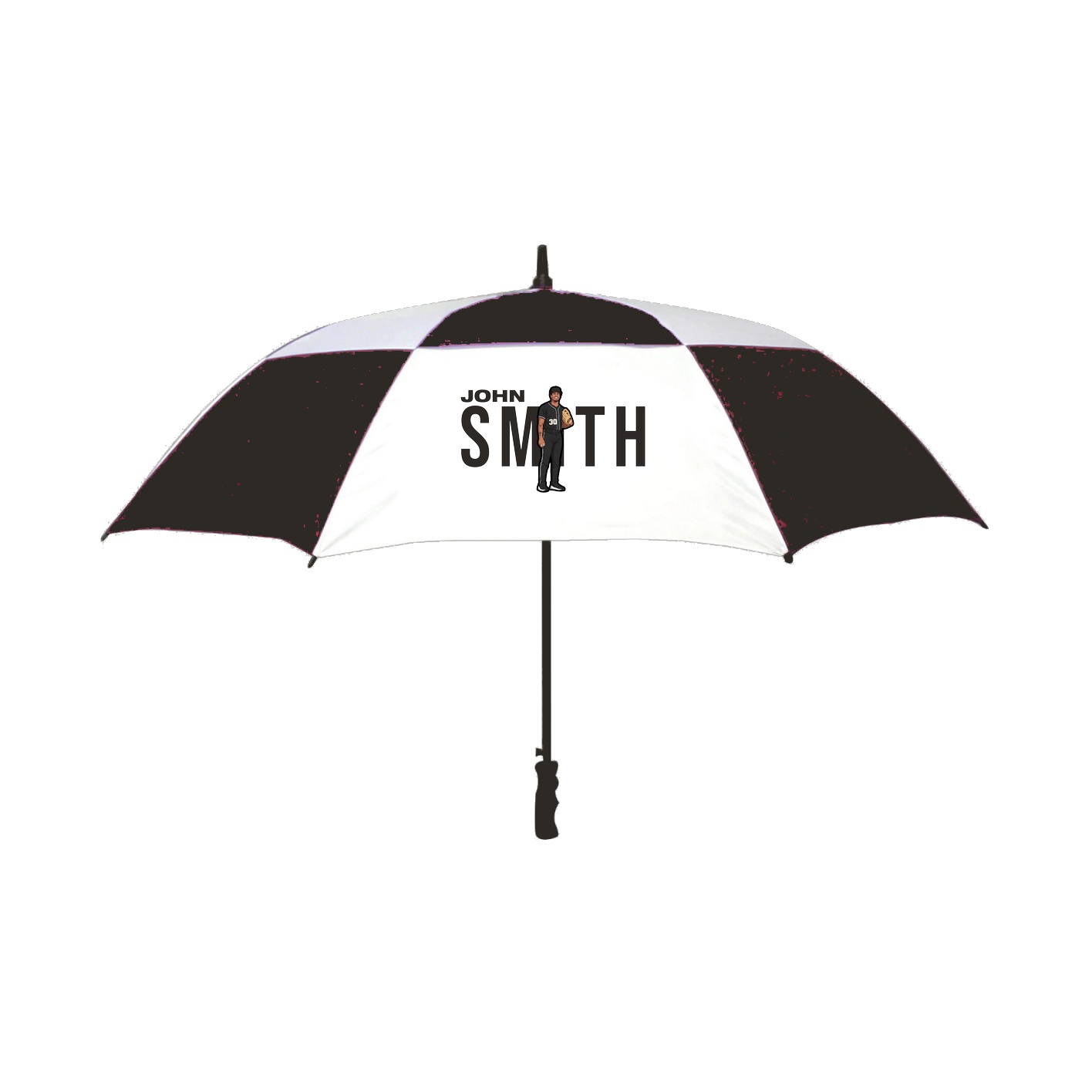 Golf Umbrella — Player Name in Black