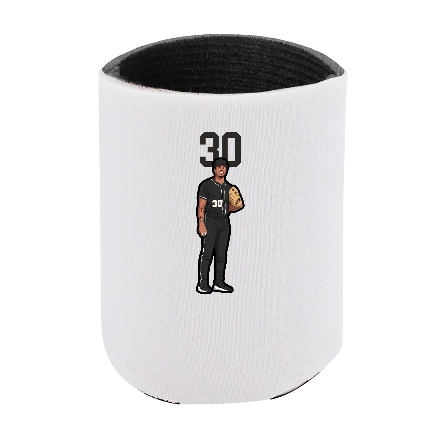 Can Holder — Number Top in White