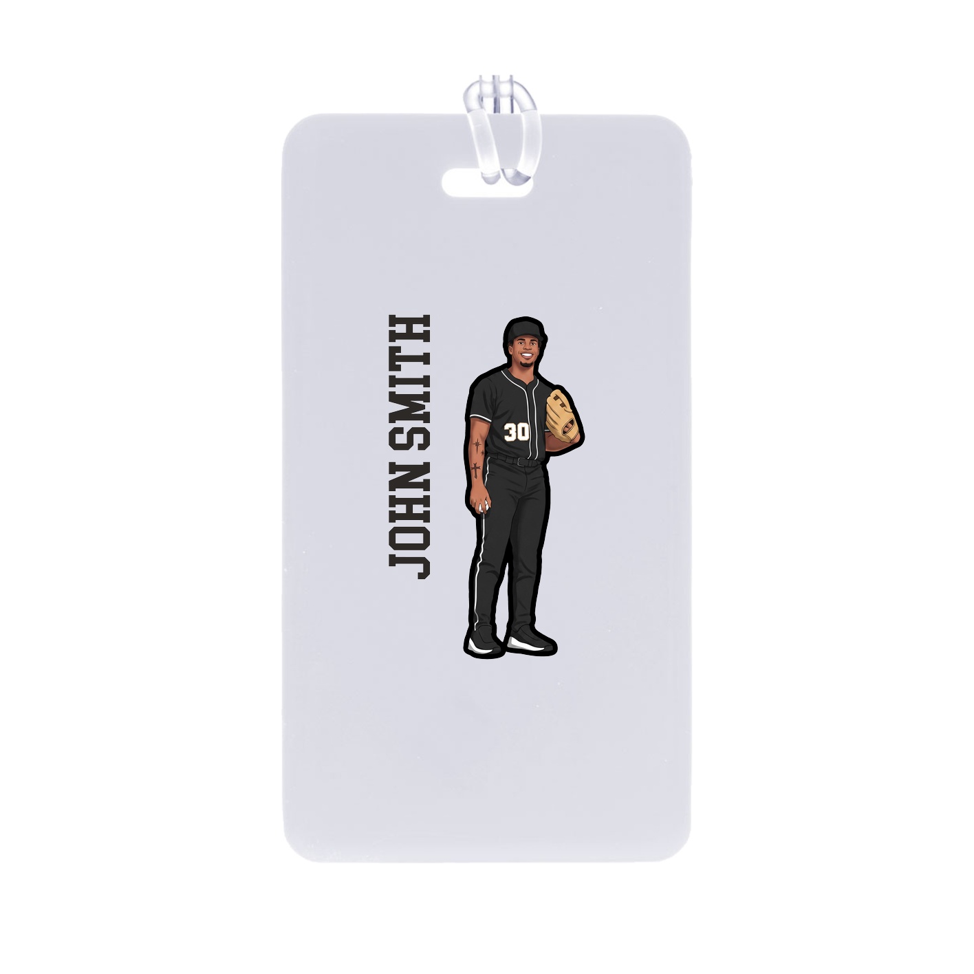 Bag Tag — Name Vertical in Classic