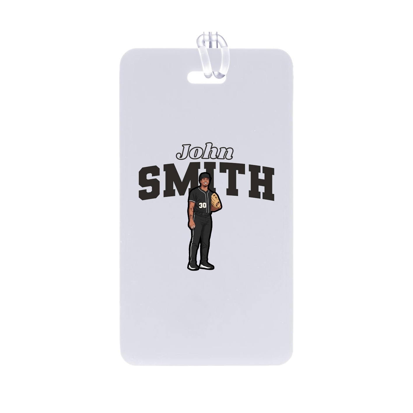 Bag Tag — Name Arch in Classic