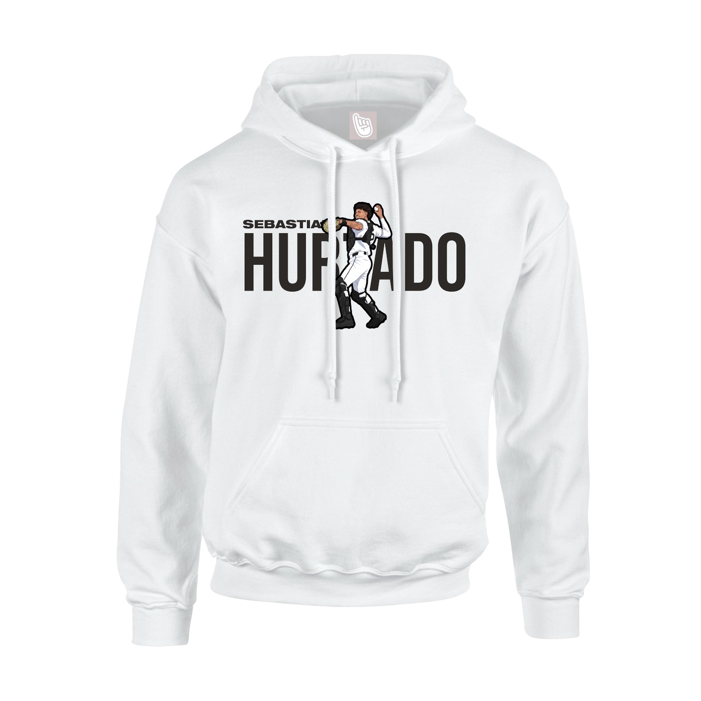 Hoodie — Player Name in White