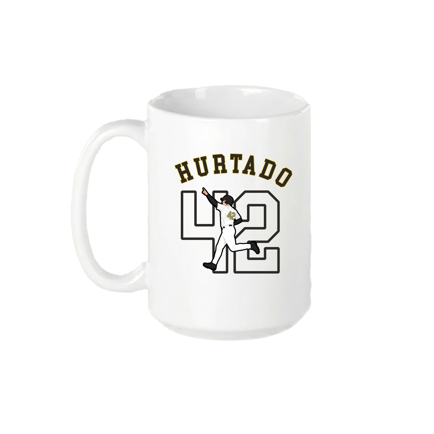 15oz Coffee Mug — Shirsey Arch in White