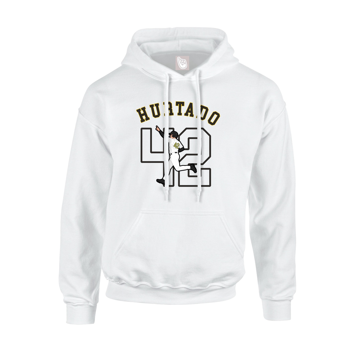 Hoodie — Shirsey Arch in White