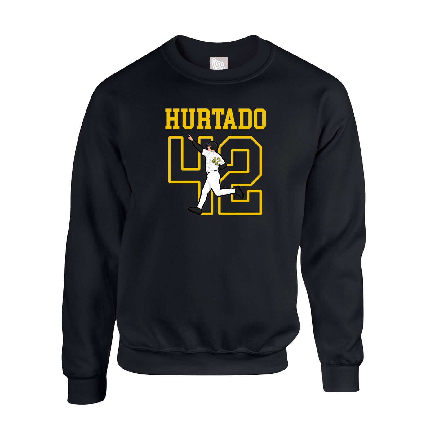 Fleece Crew — Shirsey in Black