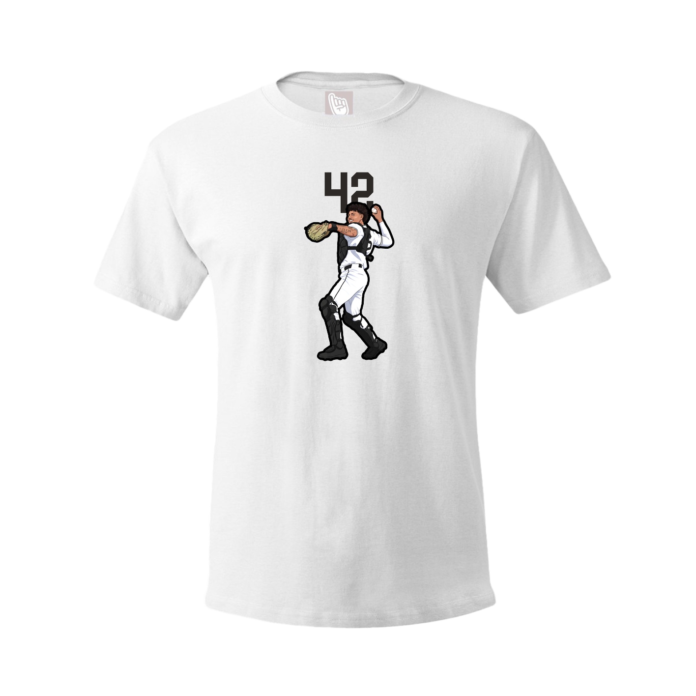 Tee — Number Top in White