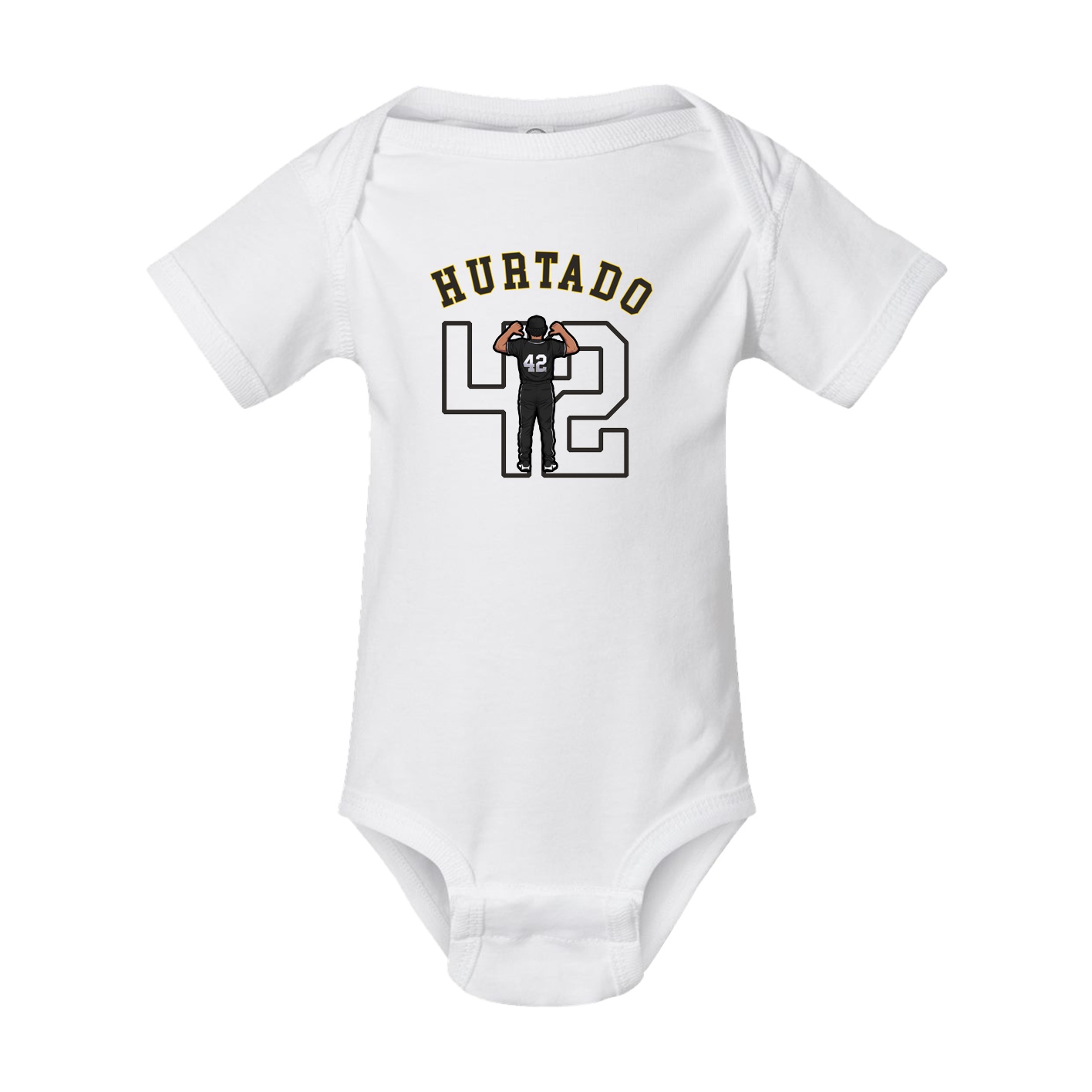Baby Onesie — Shirsey Arch in White