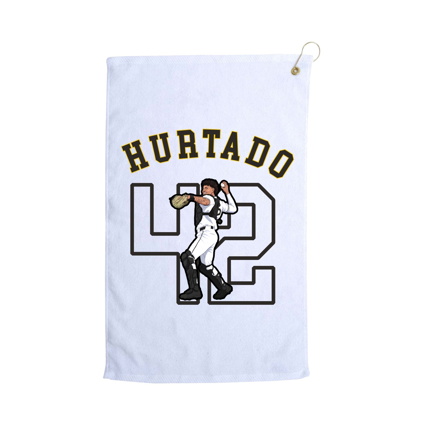 Golf Towel — Shirsey Arch in White