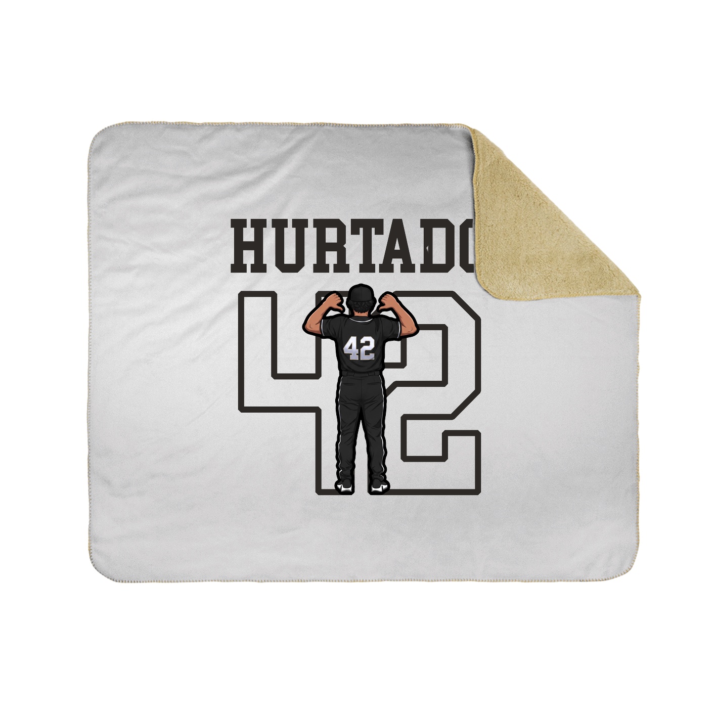 Throw Blanket — Shirsey in White