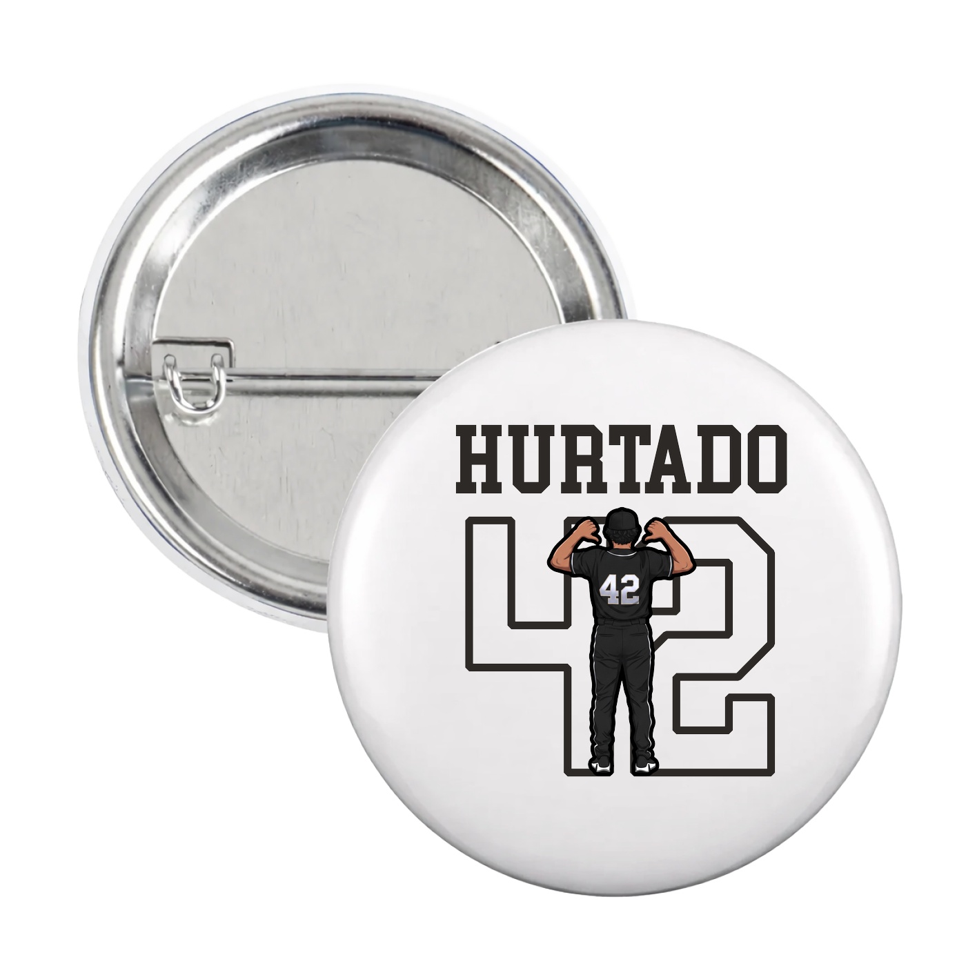Game Day Button — Shirsey in White