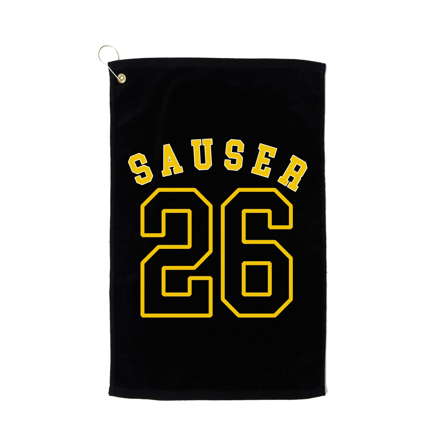 Golf Towel — Shirsey Arch in Black
