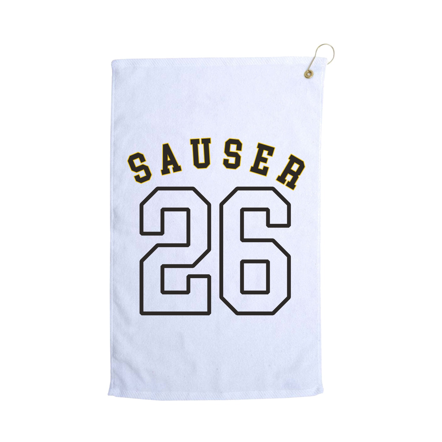 Golf Towel — Shirsey Arch in White