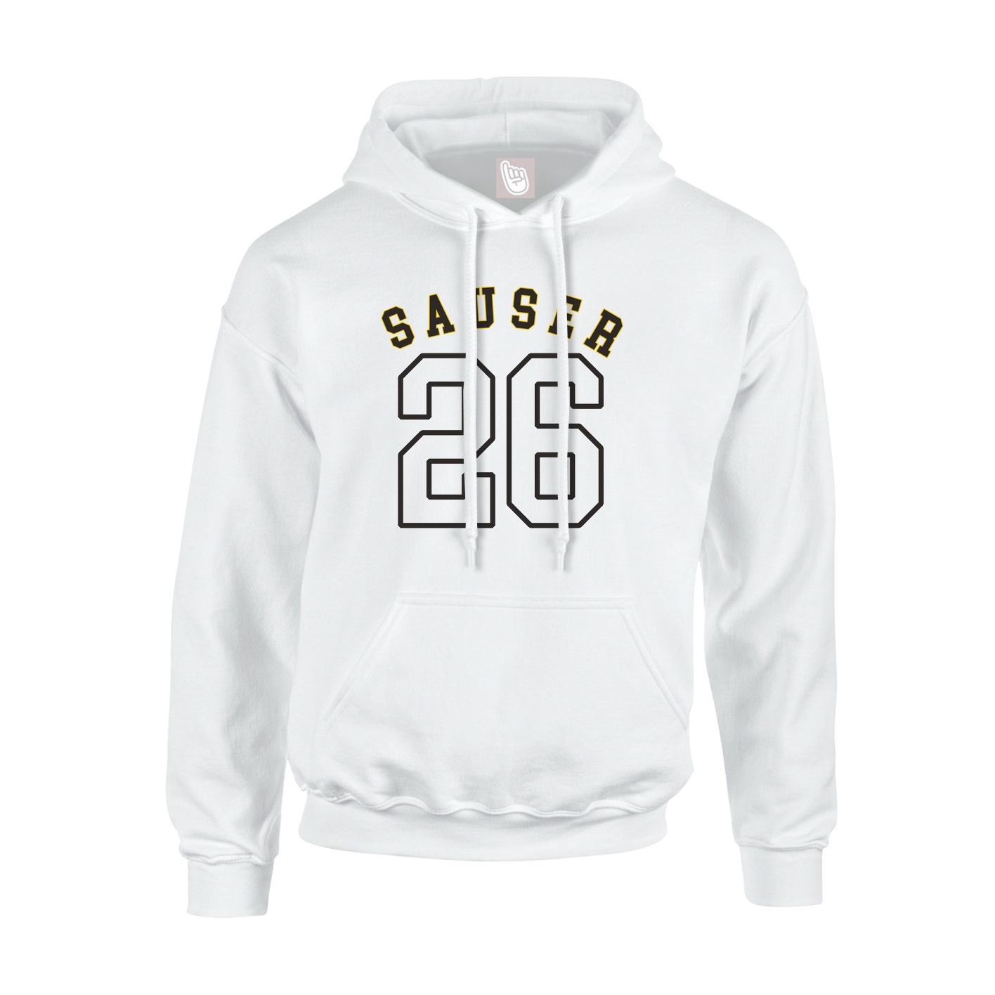 Hoodie — Shirsey Arch in White