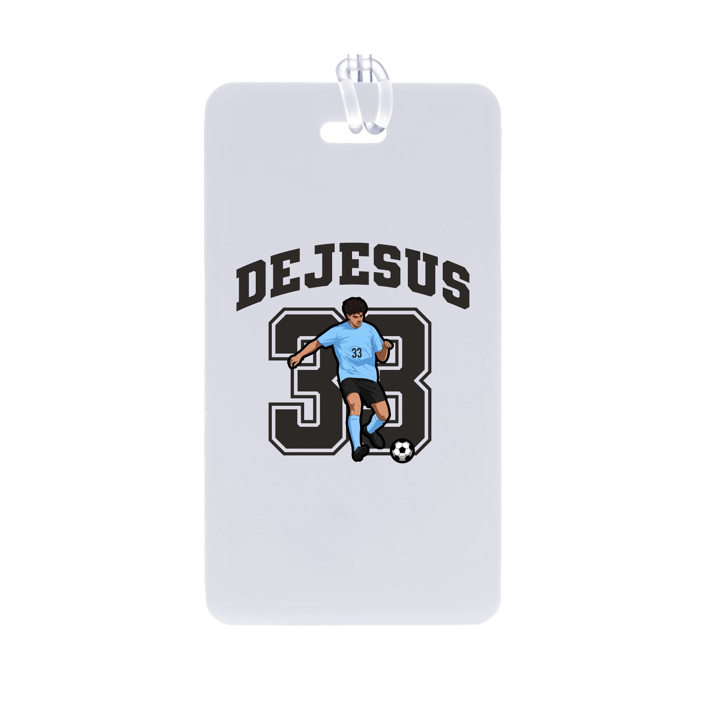 Bag Tag — Number in Classic