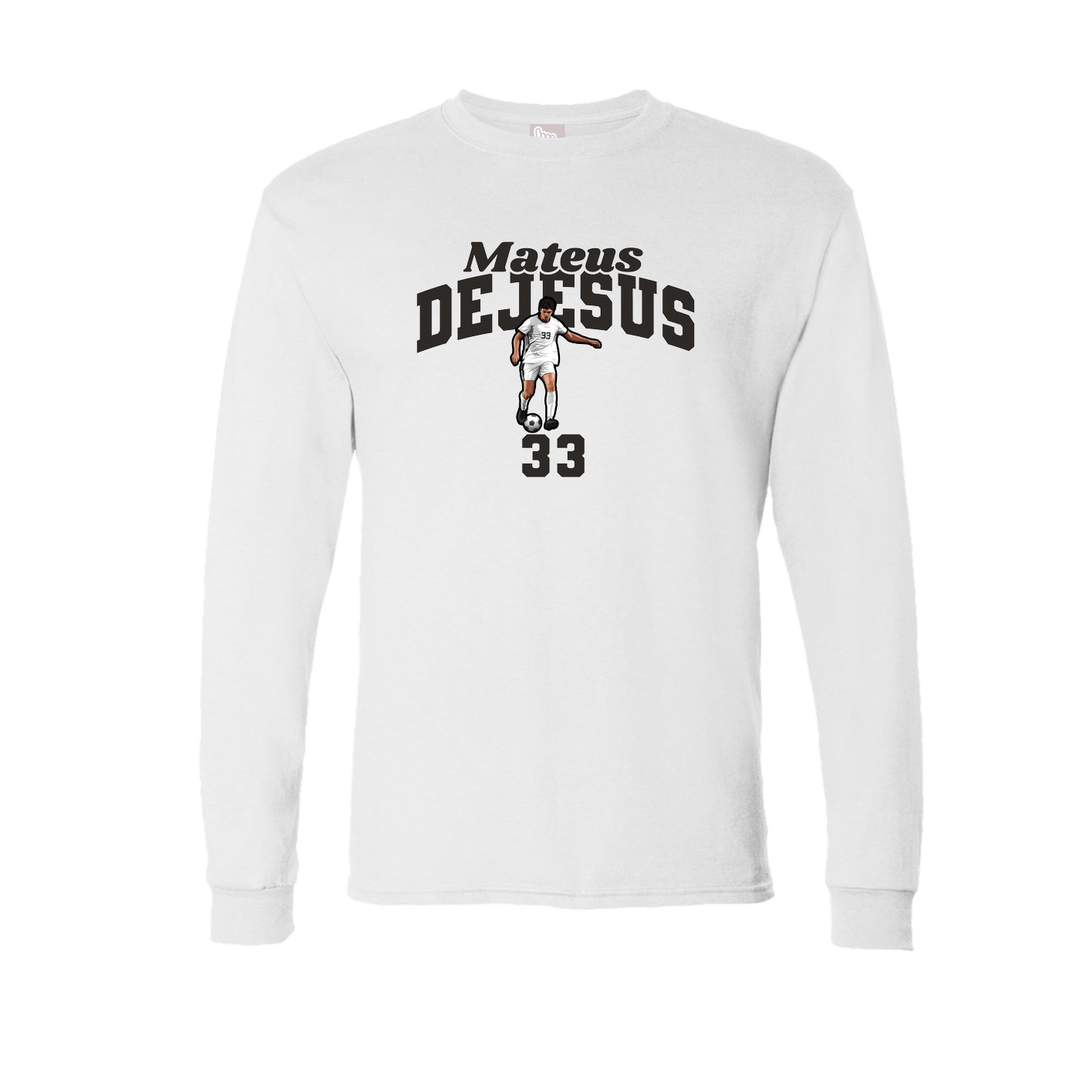 Long Sleeve Tee — Signature Arch in White