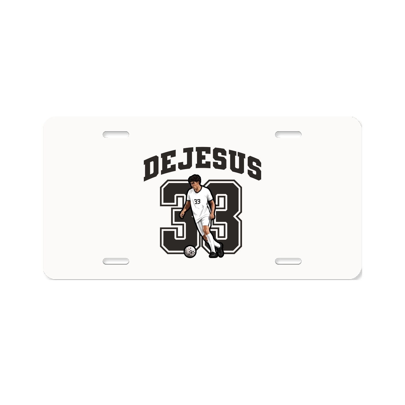 License Plate — Number in Classic
