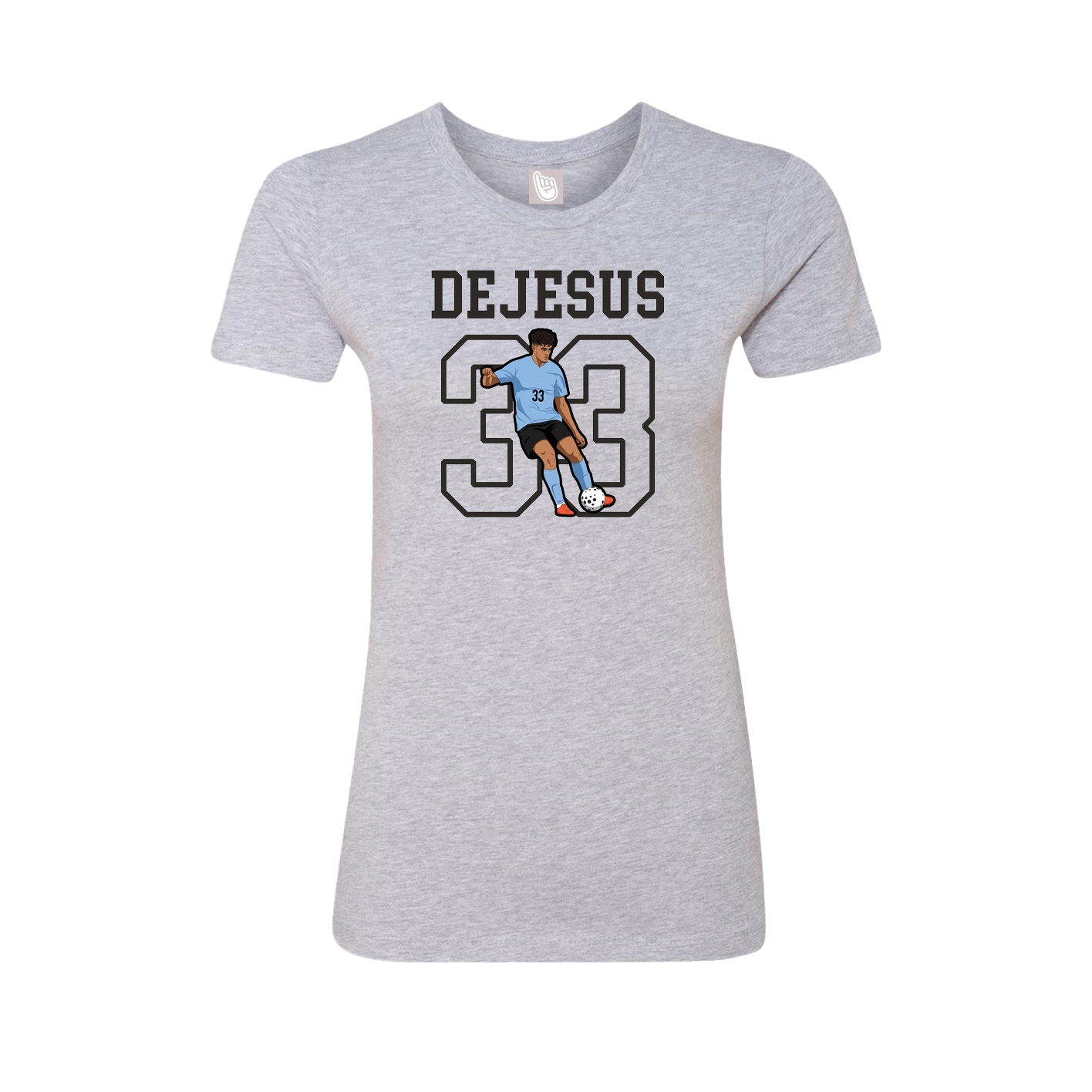 Fitted Women's Tee — Shirsey in Grey
