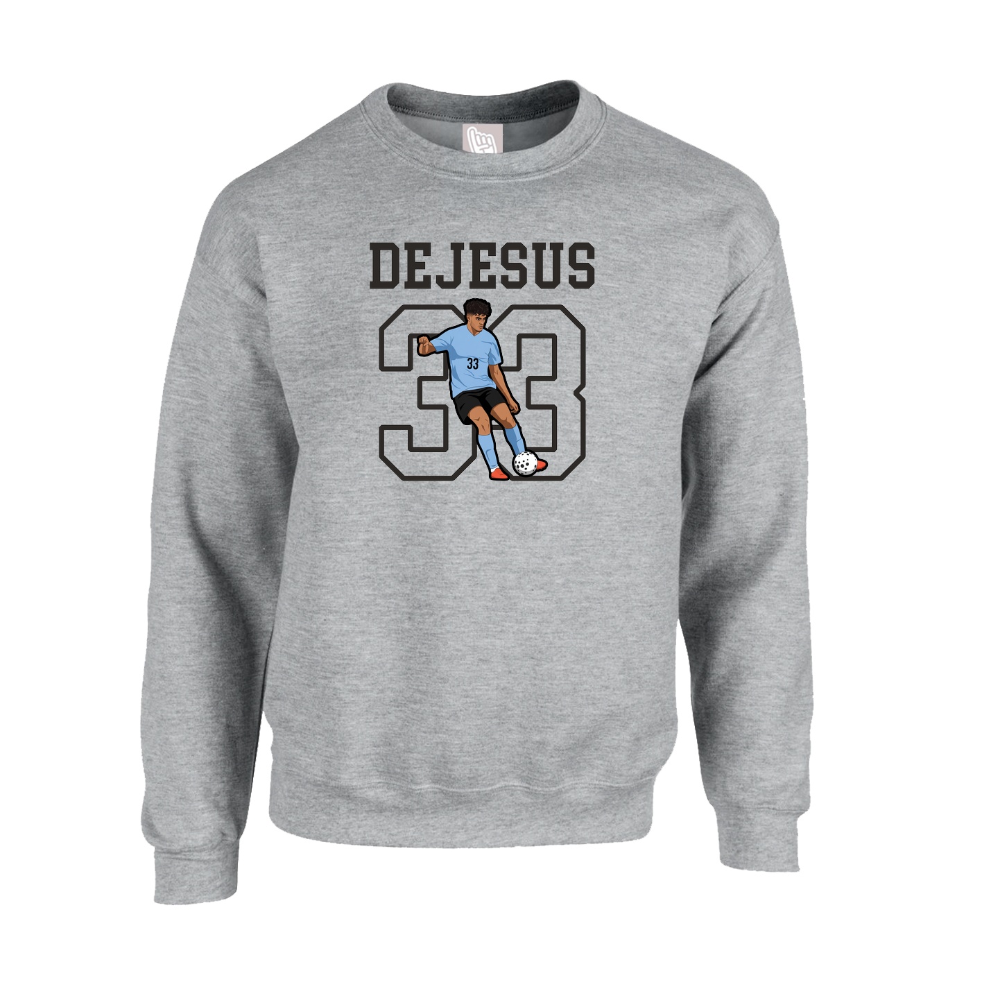 Fleece Crew — Shirsey in Grey