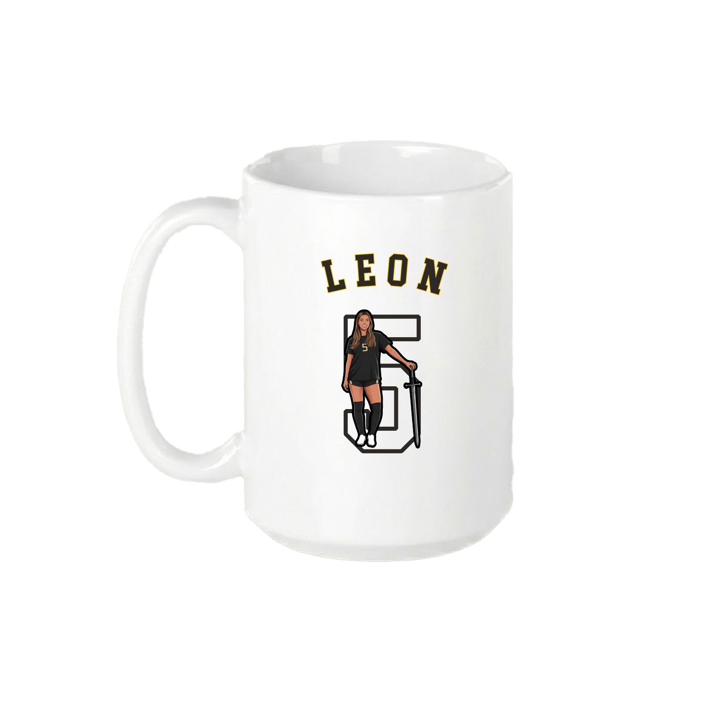 15oz Coffee Mug — Shirsey Arch in White