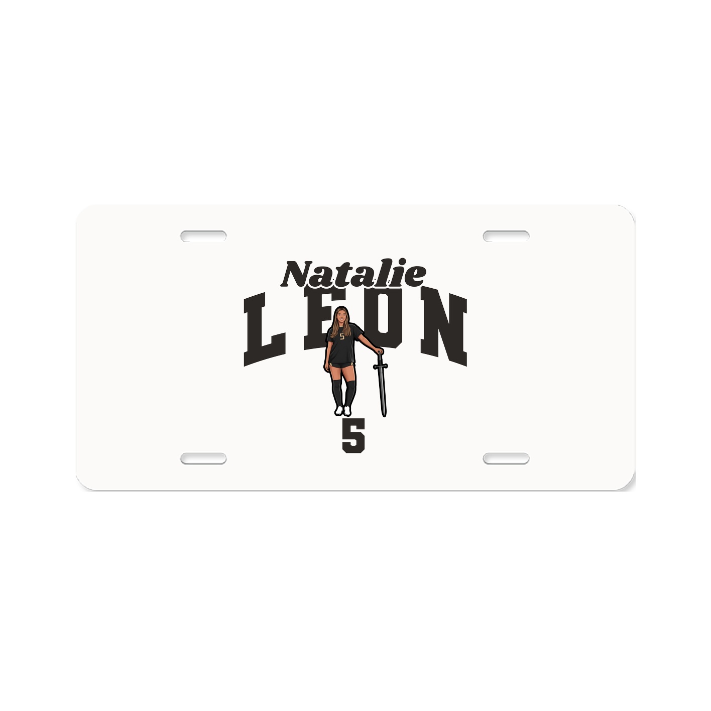 License Plate — Signature Arch in Classic