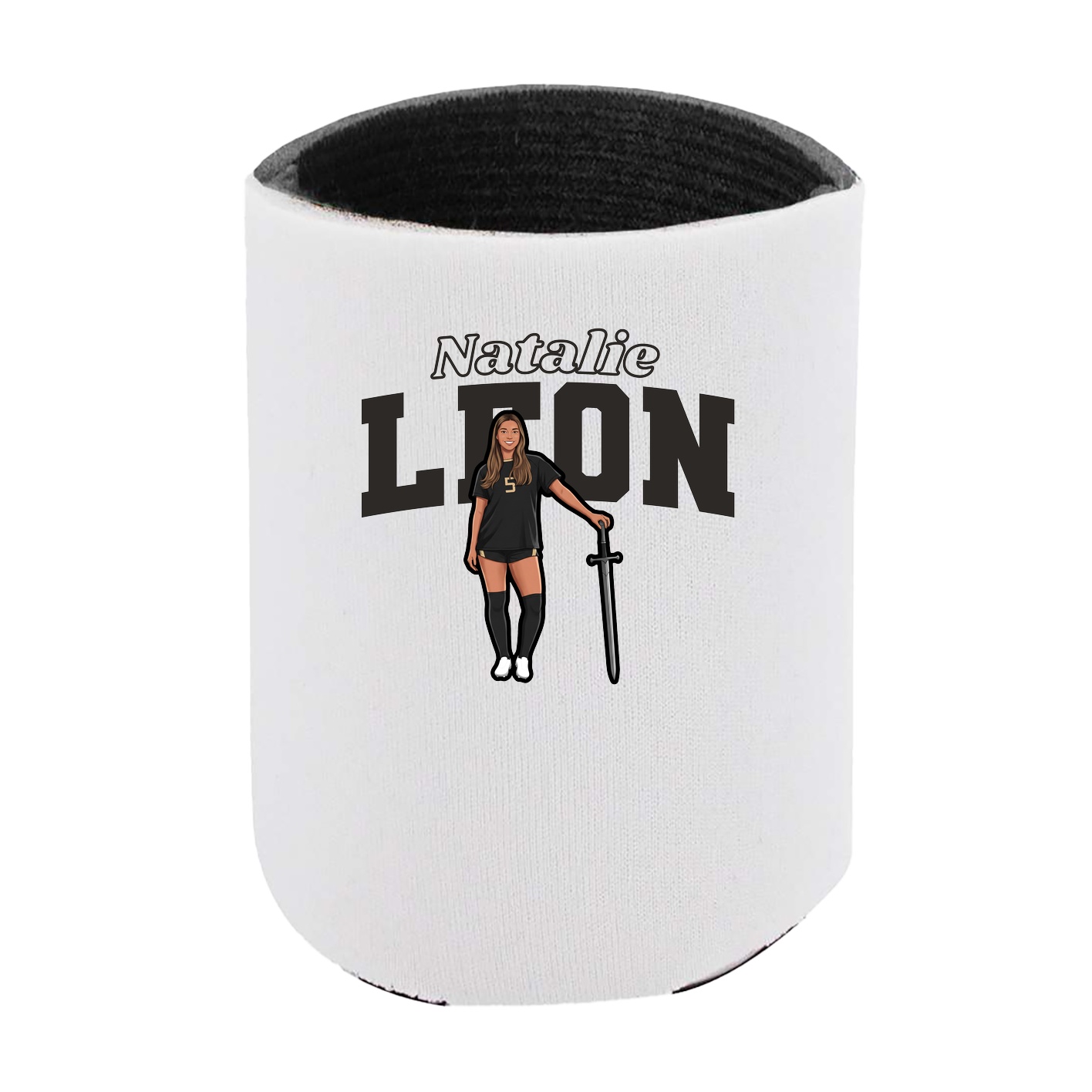 Can Holder — Name Arch in White