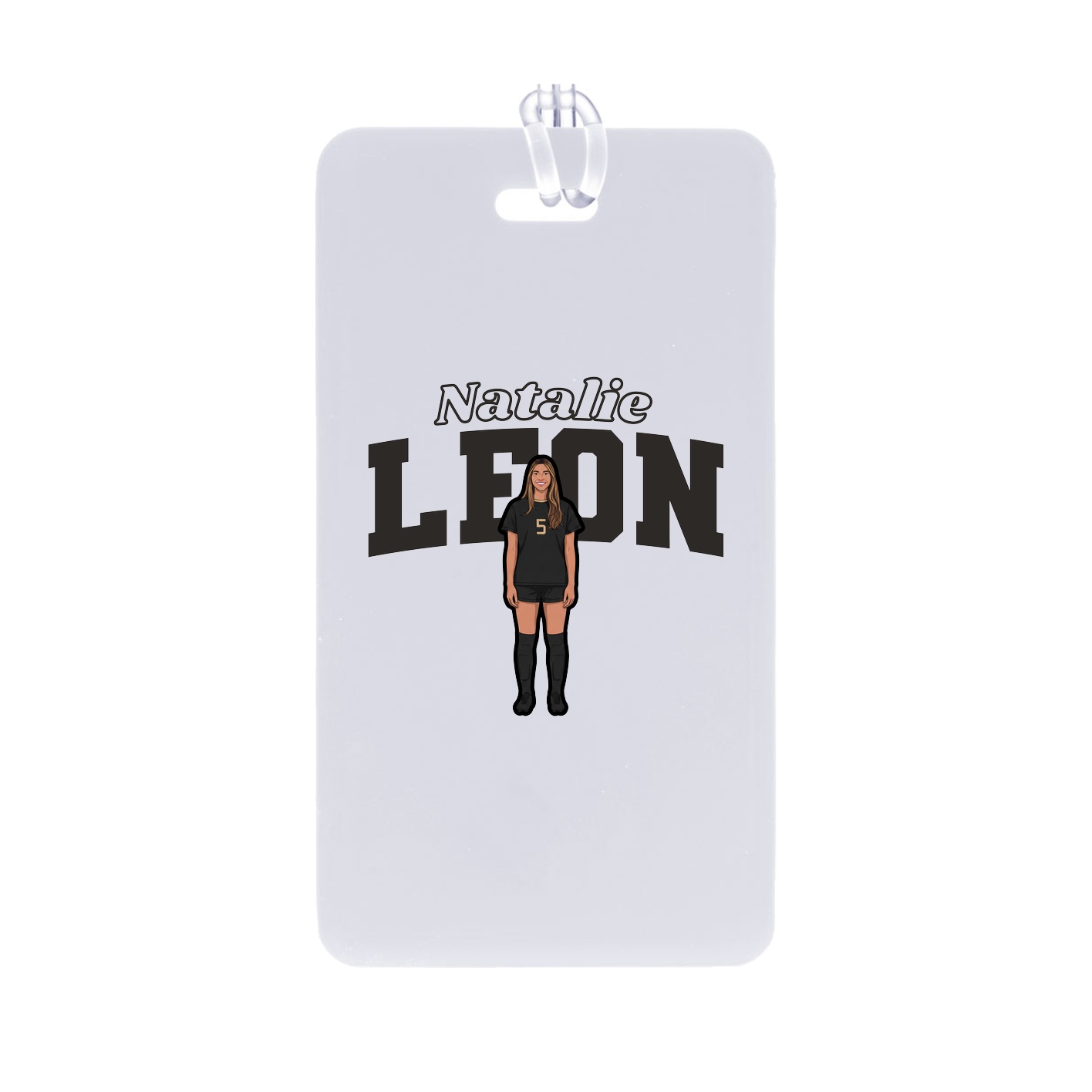 Bag Tag — Name Arch in Classic