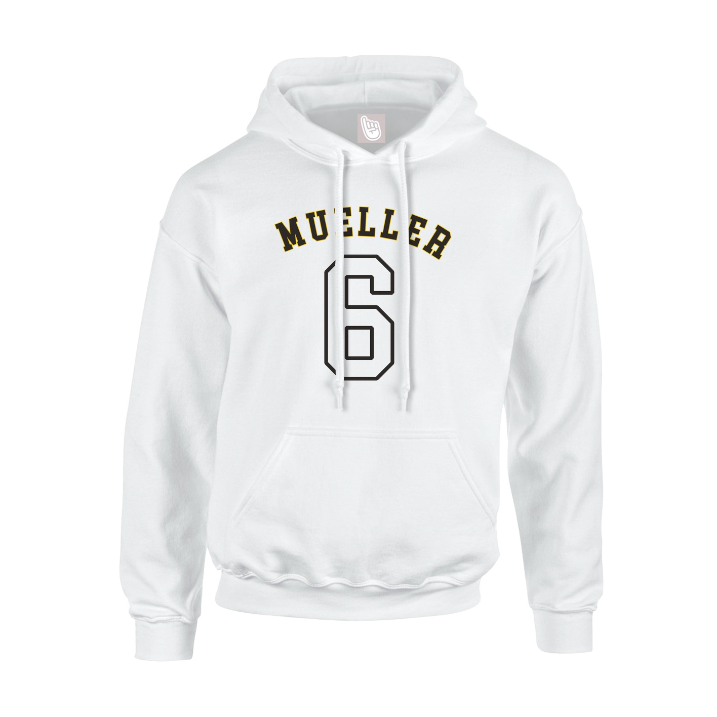 Youth Hoodie — Shirsey Arch in White