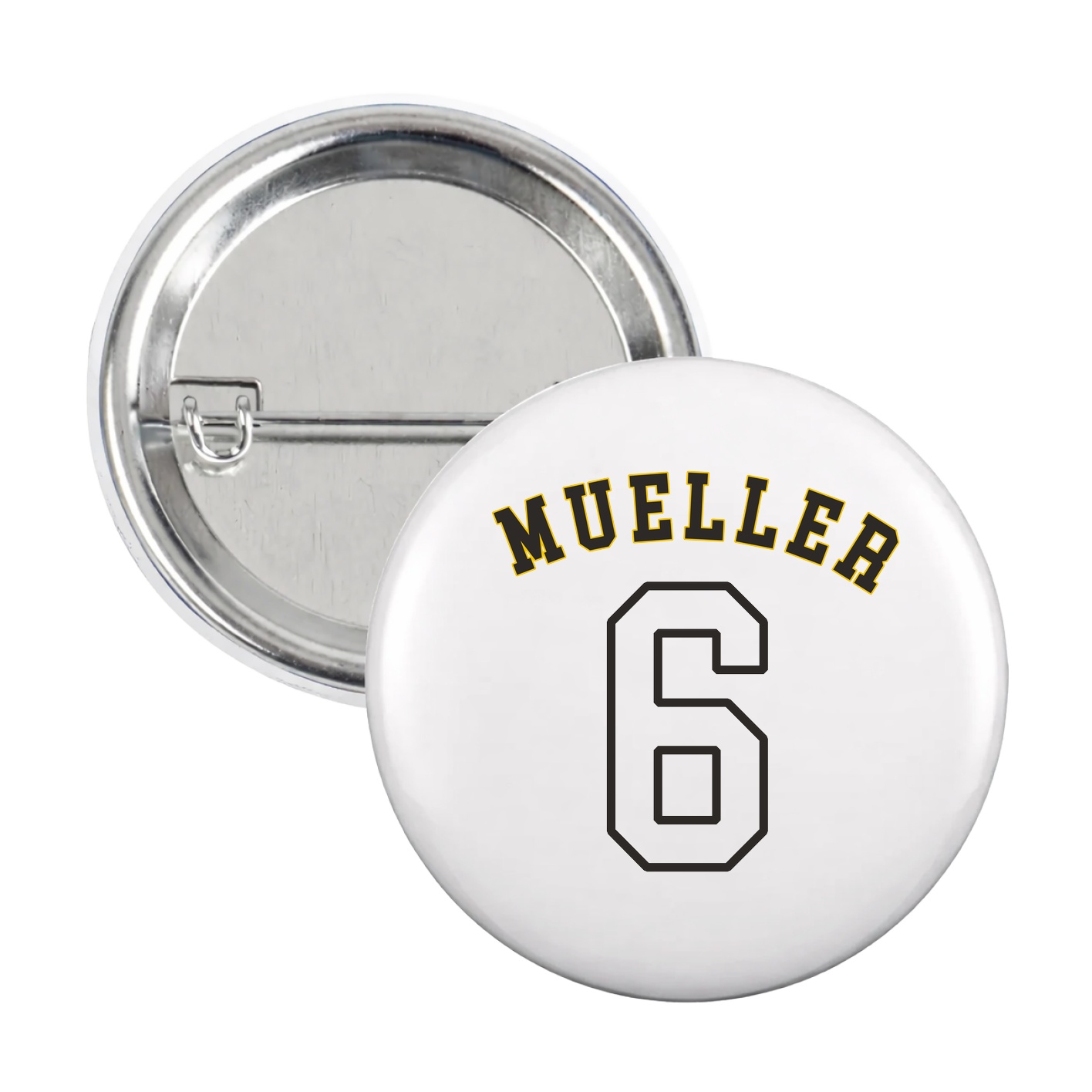 Game Day Button — Shirsey Arch in White