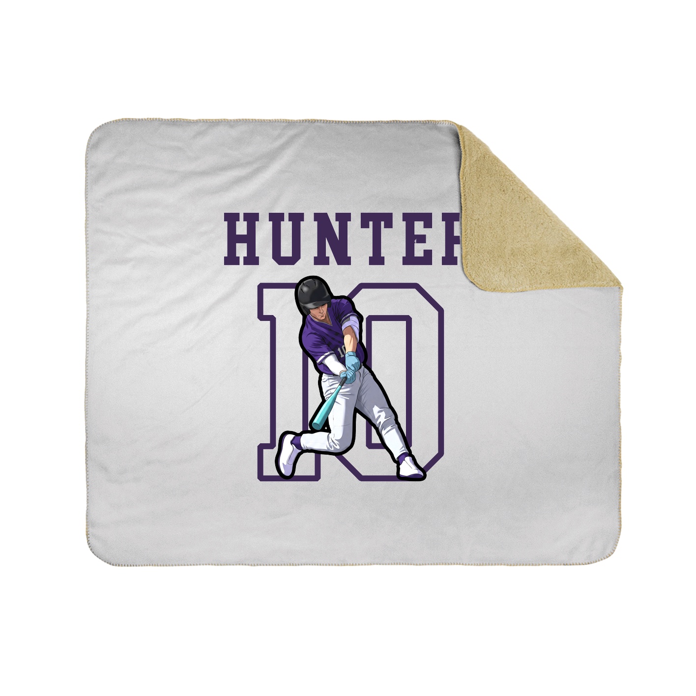 50x60 Sherpa Lined Throw Blanket