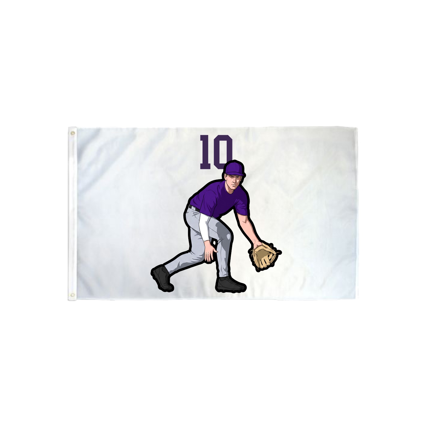 3x5 Flag — Number Top in Classic