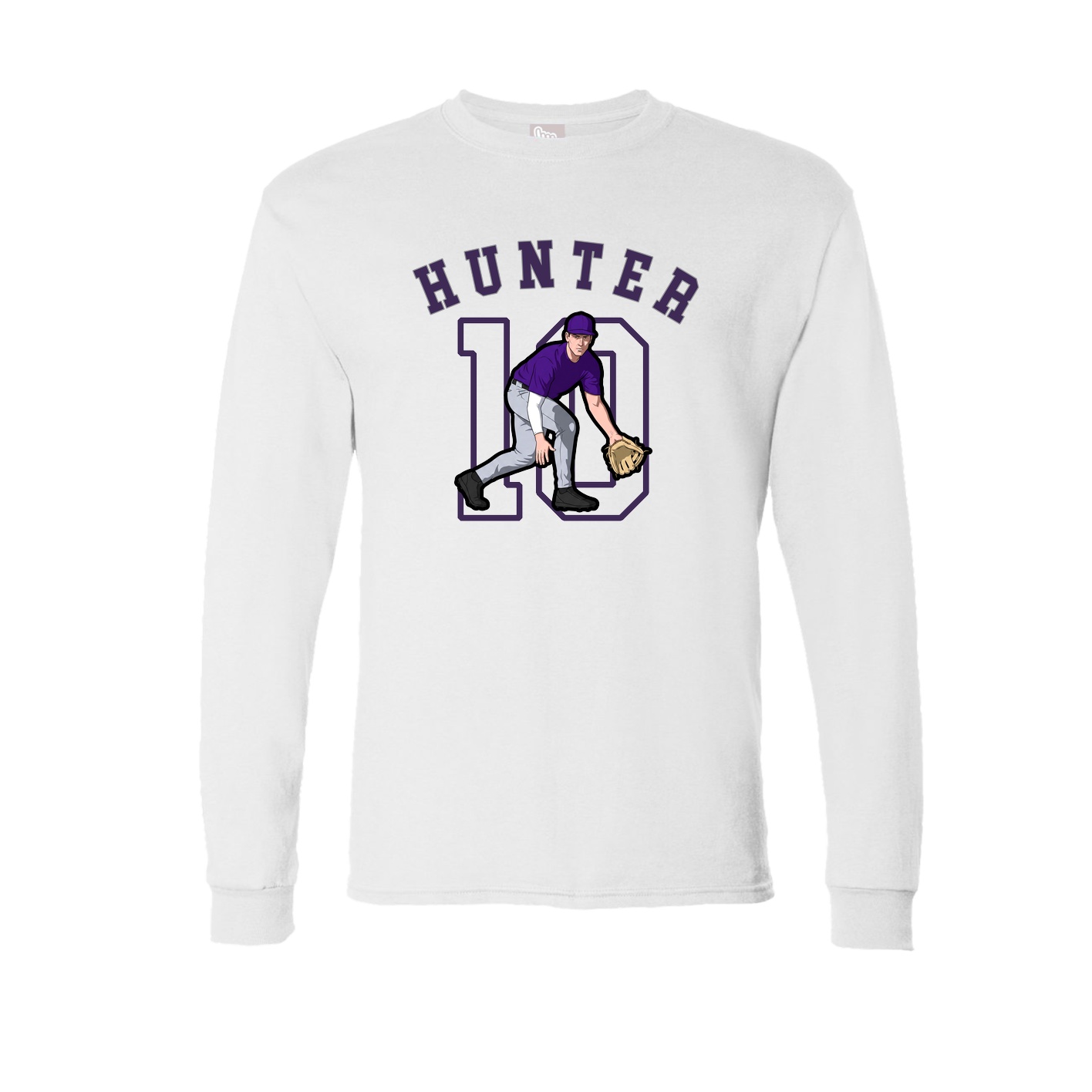 Long Sleeve Tee — Shirsey Arch in White