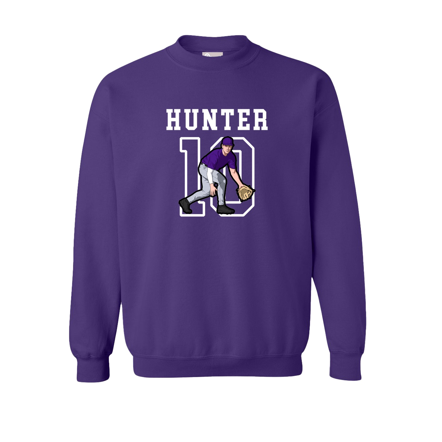 Fleece Crew — Shirsey in Purple